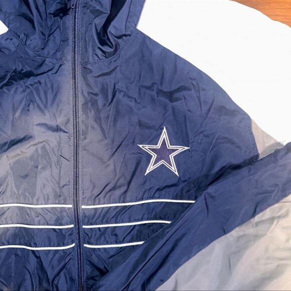 Dallas Cowboys Team Apparel Windbreaker Jacket - Picture 2 of 5
